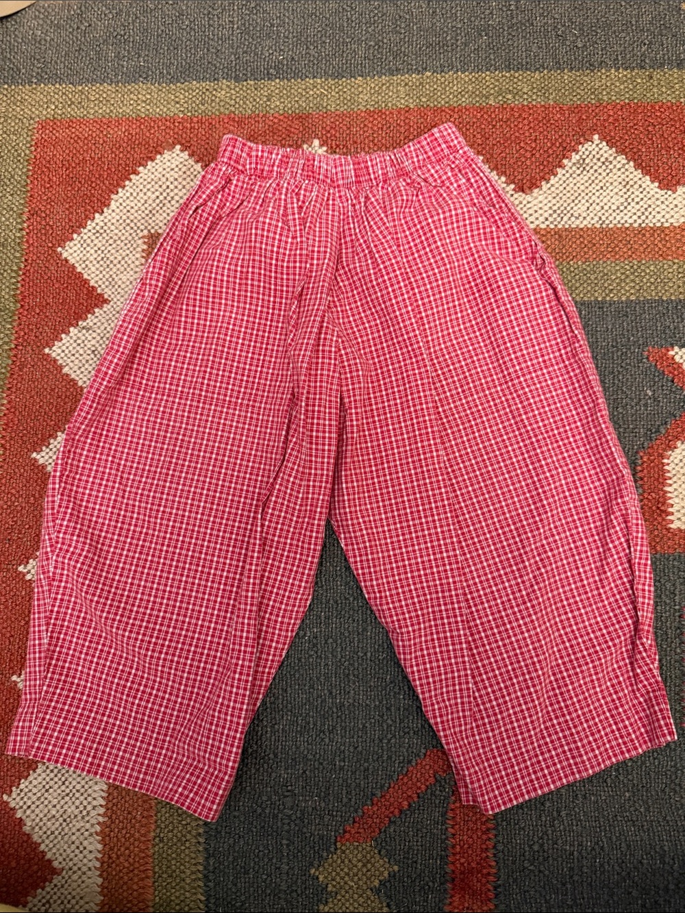 Red & White Check Pants